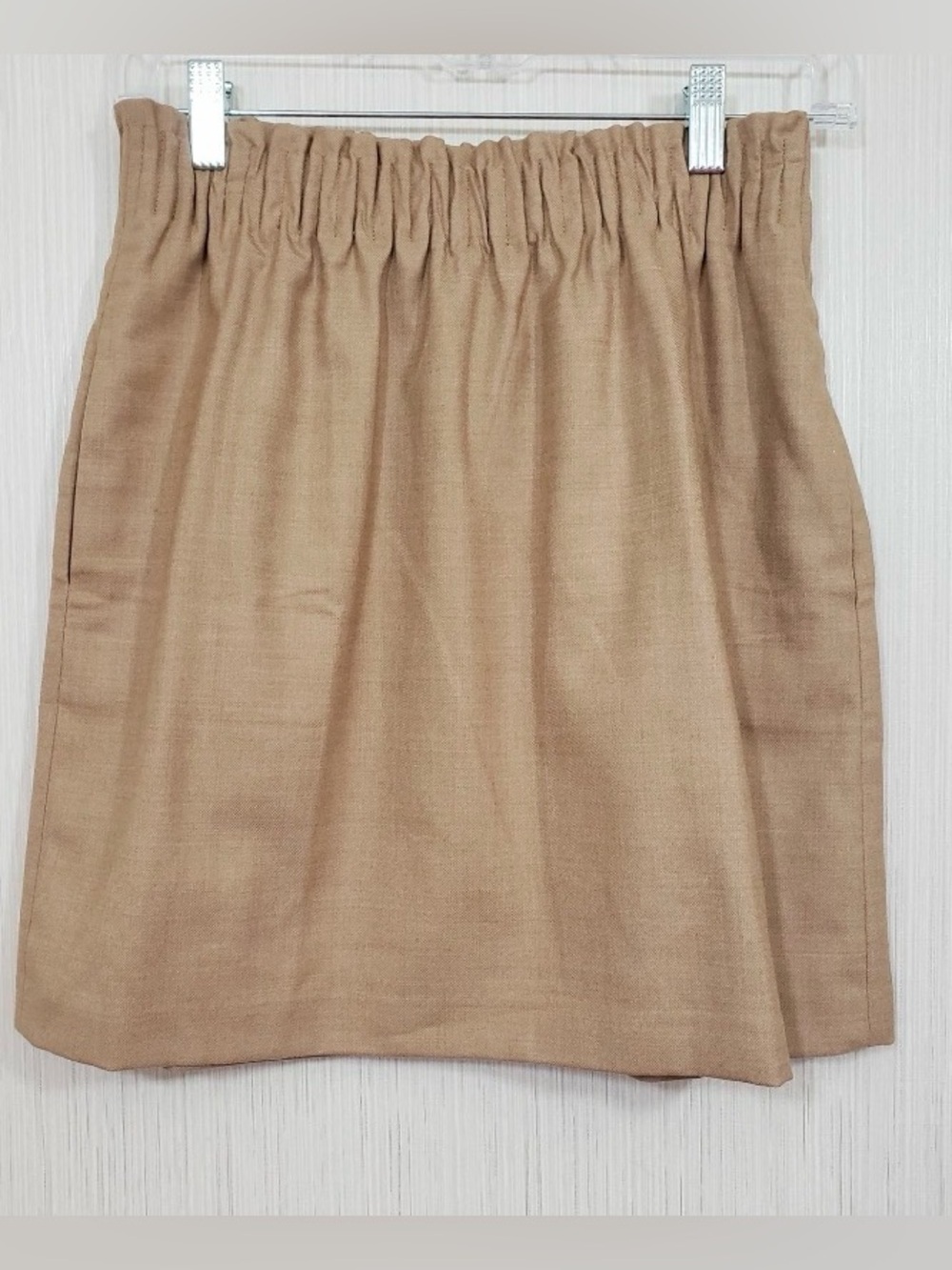 J. Crew Factory Women's Wool Blend Elastic Band Mini Skirt size 12‎